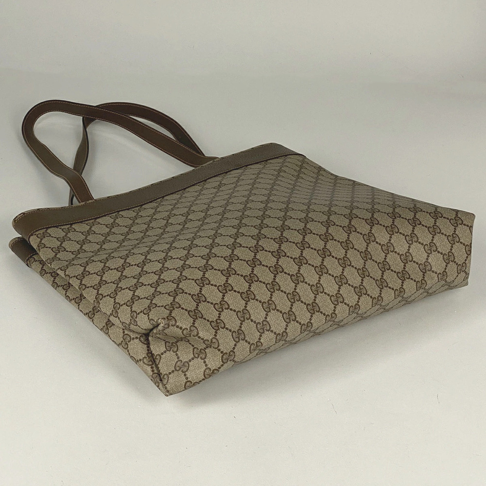 Gucci beige tote bag shoulder brown GG canvas